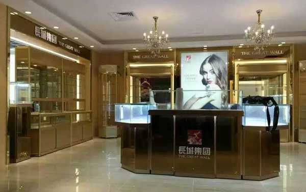 珠寶店壁柜設計